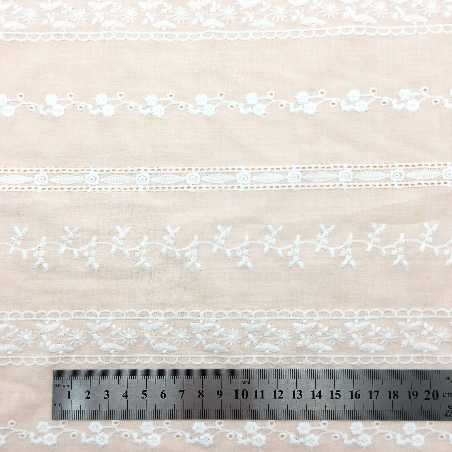 Embroidered Fabric Dress White 100% Cotton for Women's Wear Wholesale 5